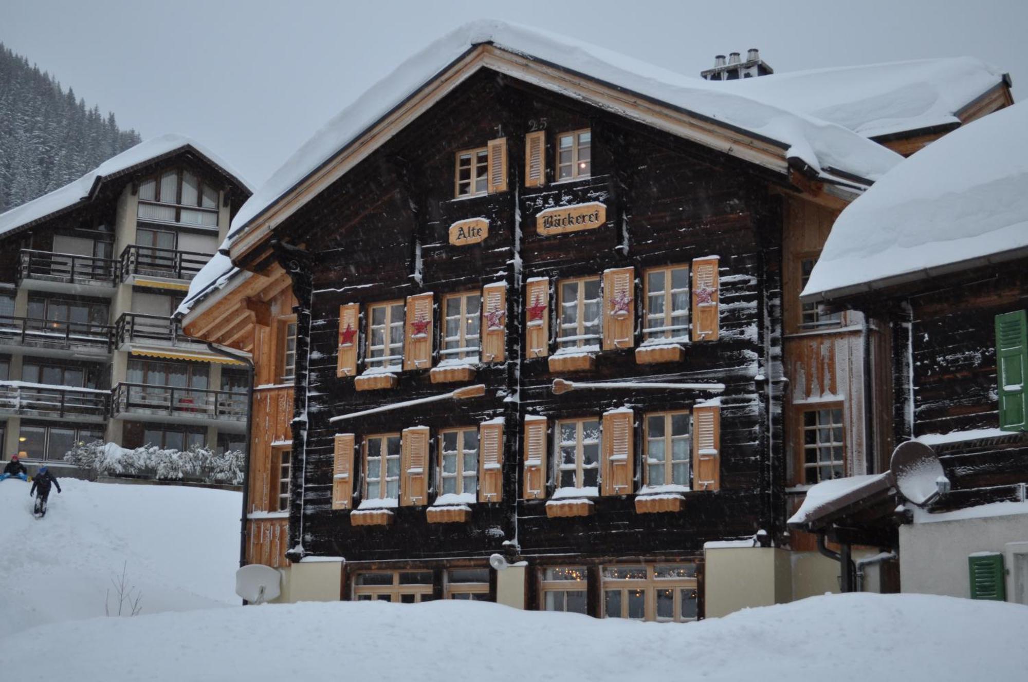 Ferienwohnung Alte Baeckerei Mürren Zewnętrze zdjęcie