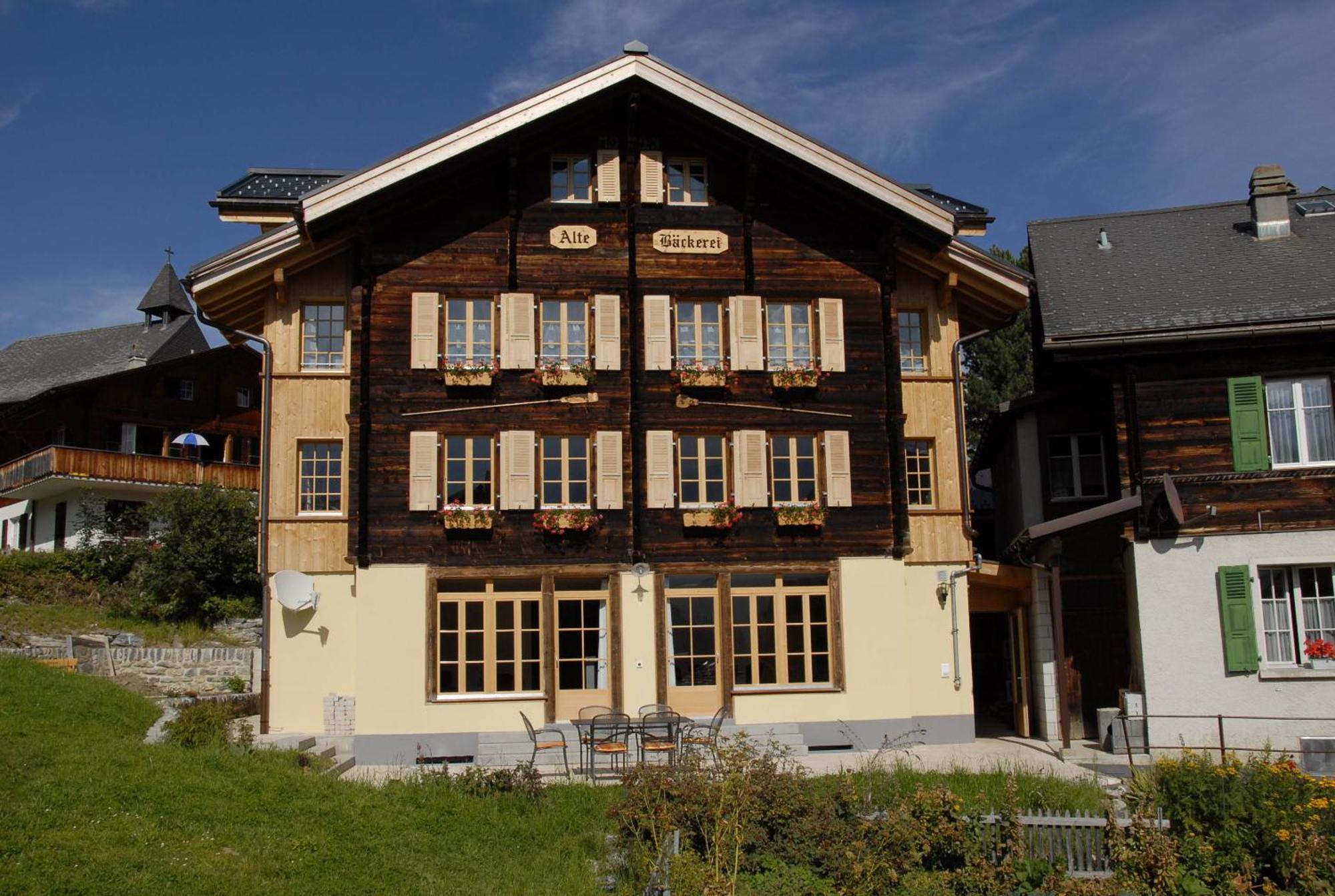 Ferienwohnung Alte Baeckerei Mürren Zewnętrze zdjęcie